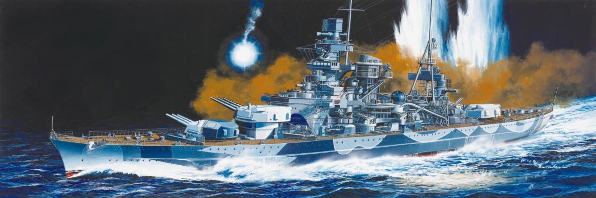 1/350 German Scharnhorst Battleship 1943