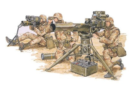 1/35 US Marine Tank Team (3) w/TOW Missile System