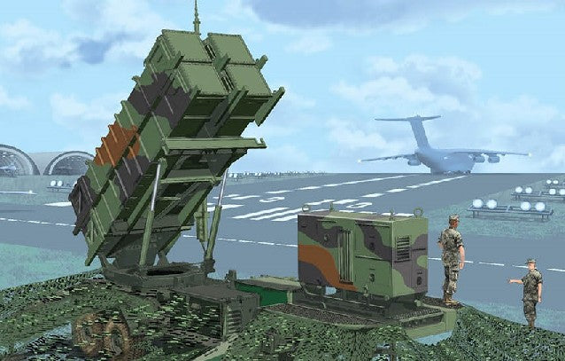1/35 MIM104C Patriot (PAC2) Surface-to-Air Missile (SAM) System M901 Launching Station