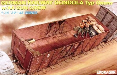 1/35 German Railway Gondola Type OMMR w/AA Crew