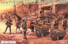 1/35 8.8cm Panzerschreck Infanteriekarren (5 Figures Horse & 2 Carts)