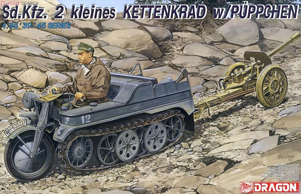1/35 SdKfz 2 Kleines Kettenkrad w/Puppchen