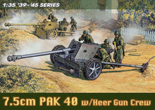 1/35 7.5cm PaK 40 w/Heer Gun Crew