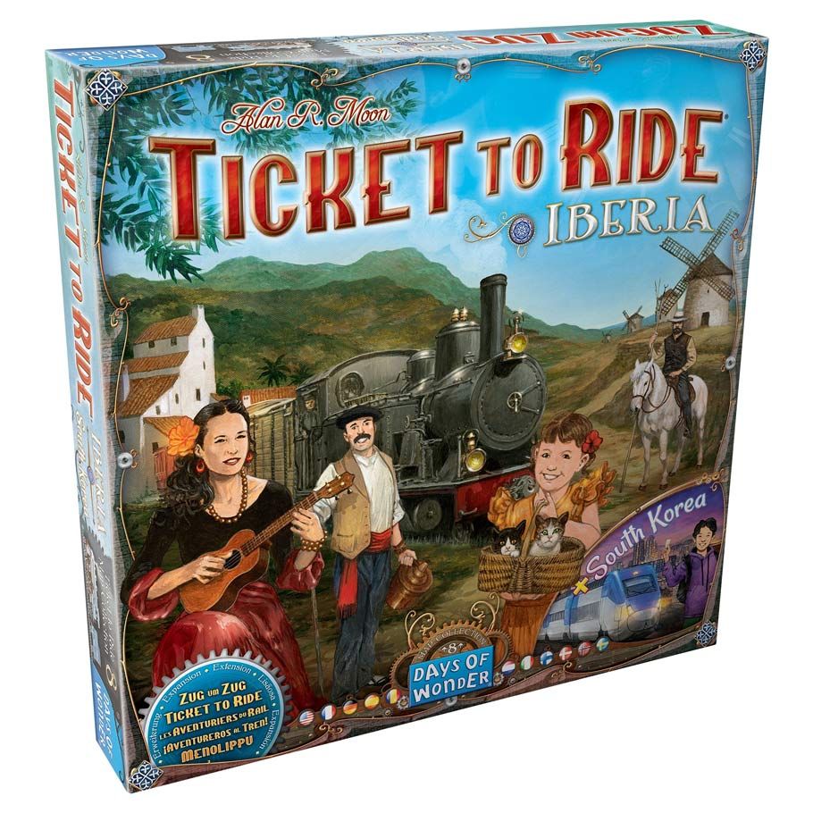 Ticket to Ride: Iberia & South Korea By Days of Wonder