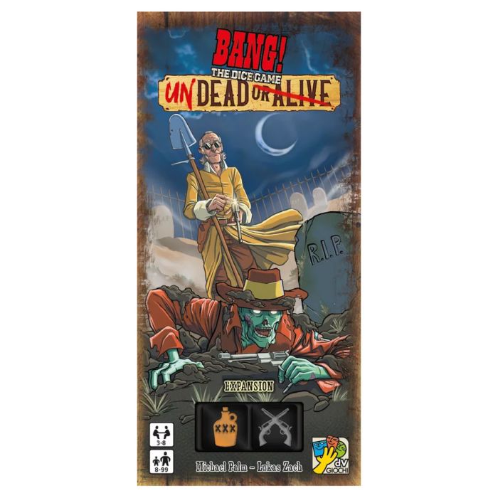 Bang! The Dice Game: Undead Or Alive Expansion - Cats In Hat Inc.