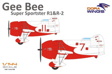1/144 Gee Bee Super Sportster R1/R2 Aircraft (2 in 1)
