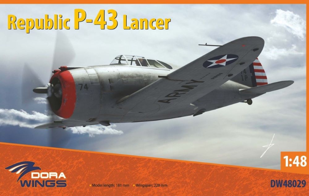 1/48 Republic P43 Lancer Aircraft