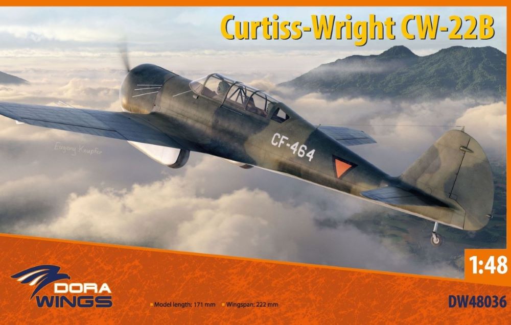 1/48 Curtiss Wright CW22B Advanced Trainer Aircraft