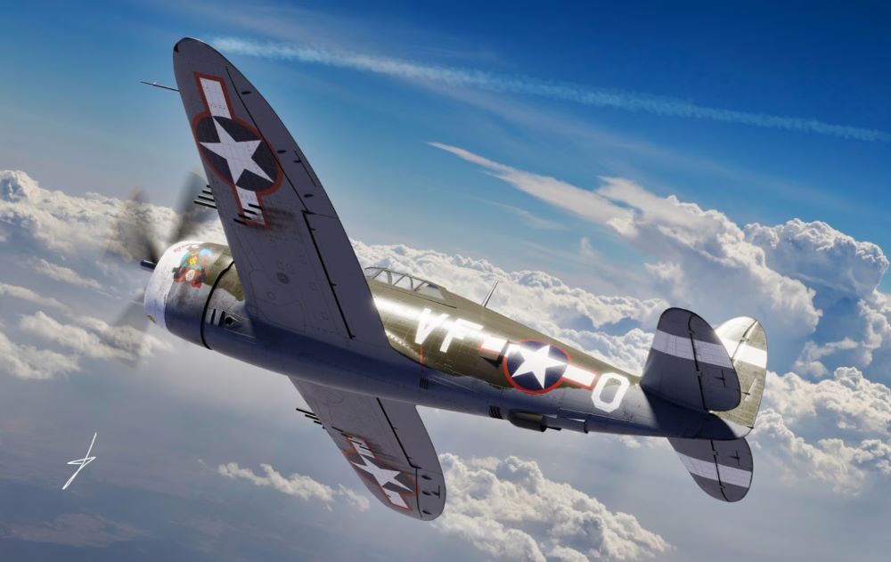 1/48 Republic P47C2 Thunderbolt Aircraft
