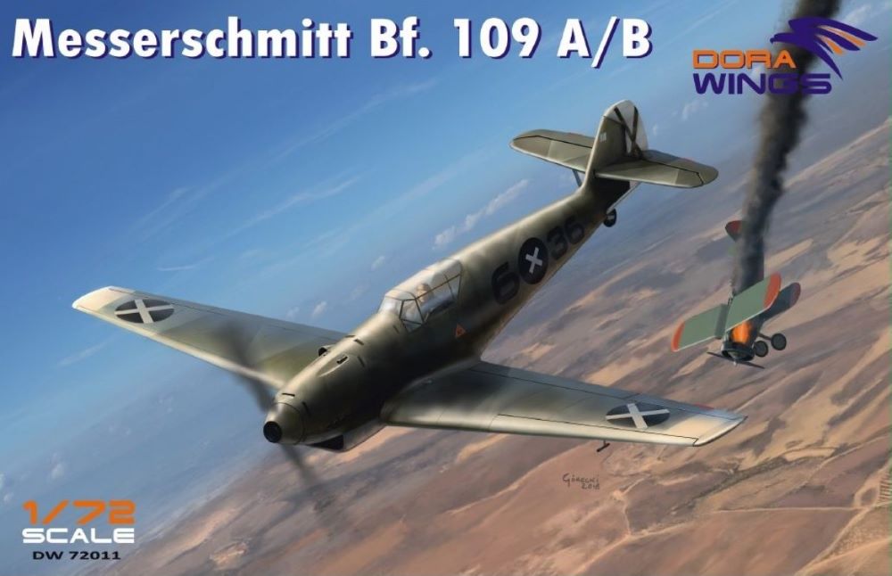 1/72 Messerschmitt Bf109A/B Legion Condor Aircraft