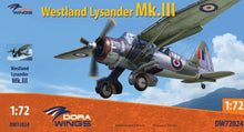 1/72 Westland Lysander Mk III Aircraft