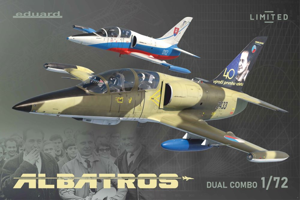 1/72 Albatros Aero L39C/CM/ZA/ZO Jet Trainer Aircraft Dual Combo (Ltd Edition Plastic Kit)