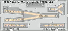 1/24 Aircraft- Spitfire Mk IXc Seatbelts Steel for ARX (Painted)