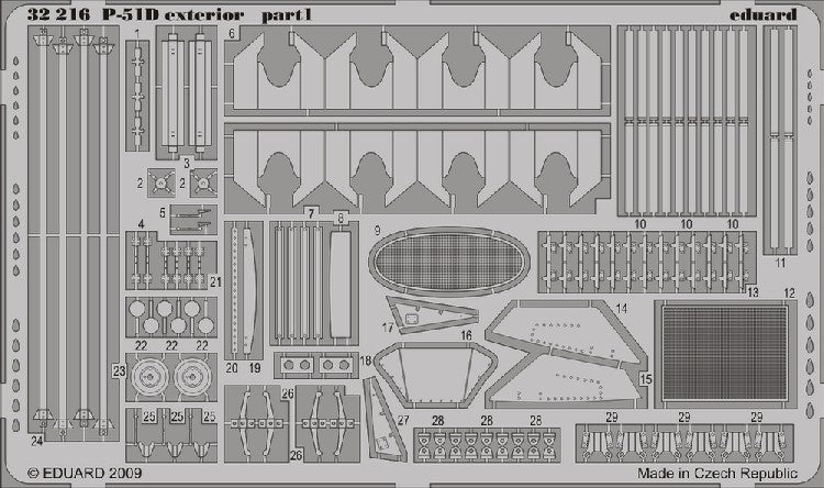 1/32 Aircraft- P51D Exterior for TSM