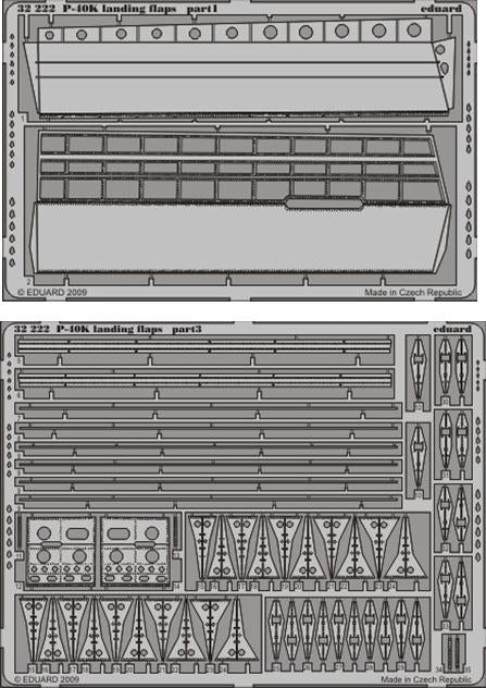 1/32 Aircraft- P40K Landing Flaps for HSG