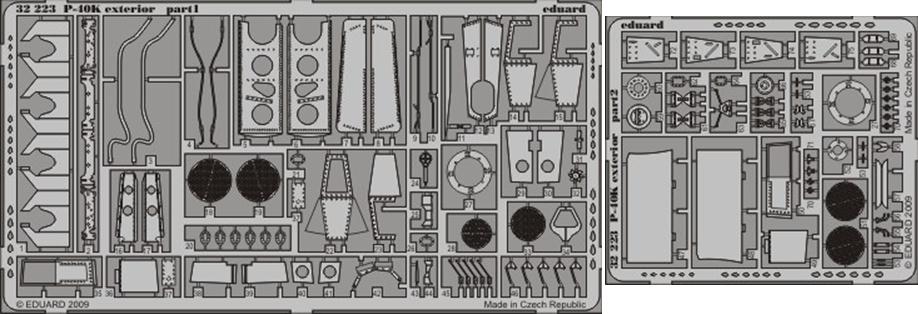 1/32 Aircraft- P40K Exterior for HSG