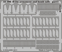 1/32 Aircraft- IL2m Armament & Bomb Tails for HBO