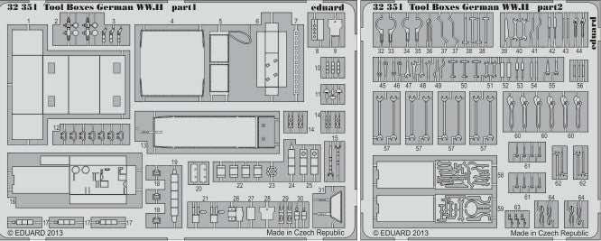 1/32 Aircraft- Bf109 Tools & Boxes