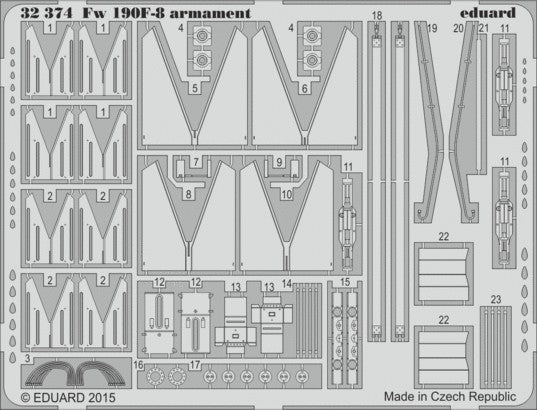 1/32 Aircraft- Fw190F8 Armament for RVL