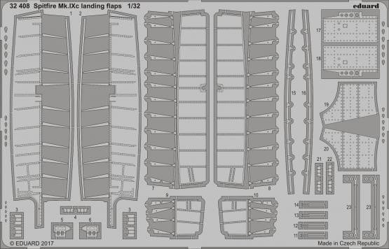 1/32 Aircraft- Spitfire Mk IXc Landing Flaps for RVL