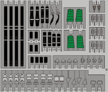 1/32 Aircraft- Luftwaffe WWII Seatbelts (Painted)