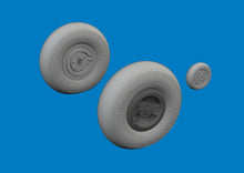 1/24 Aircraft- Spitfire Mk VIII Wheels 4-Spoke for ARX (Mask & Resin)