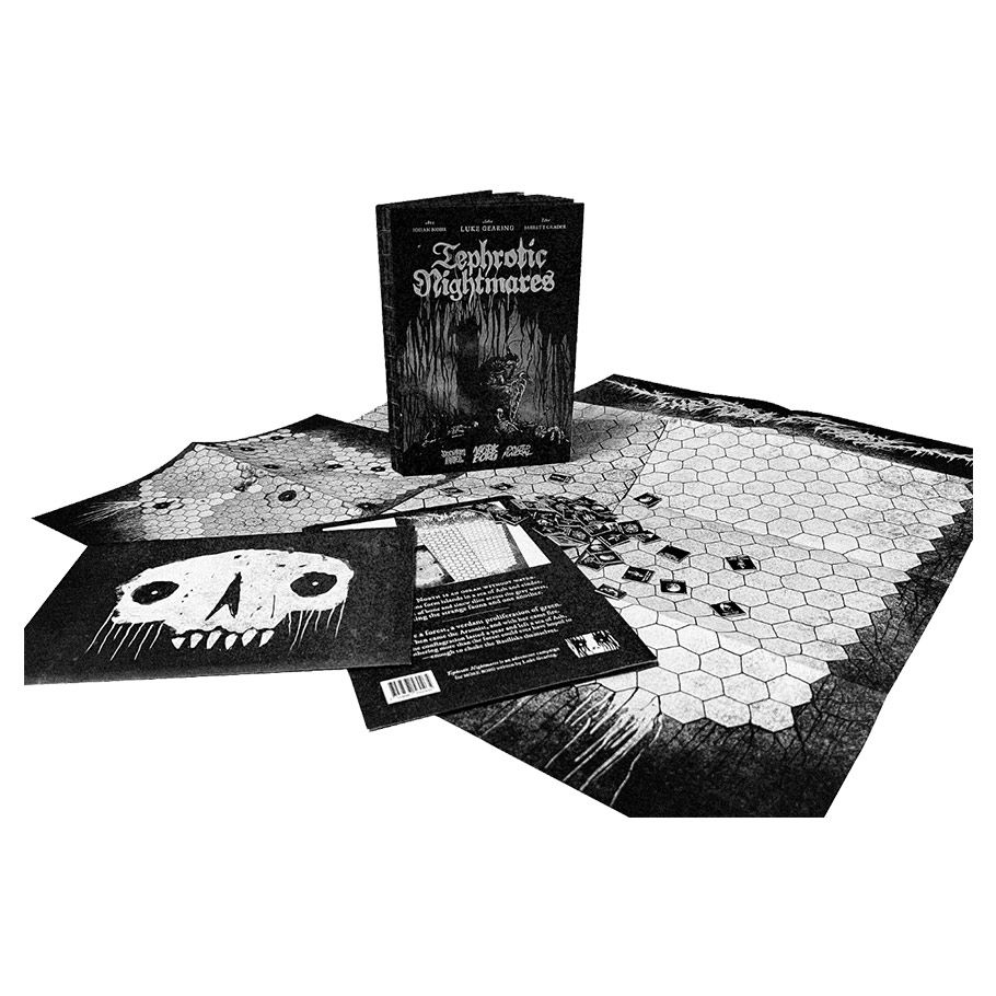Tephrotic Nightmares: Mork Borg Adventure By Exalted Funeral Press