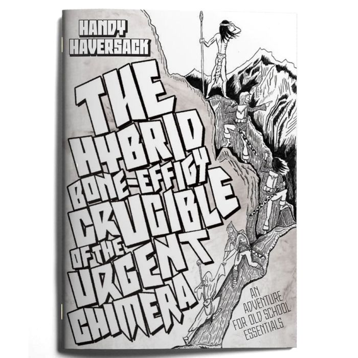 Old-School Essentials: Adventure: The Hybrid Bone Effigy Crucible Of The Urgent Chimera