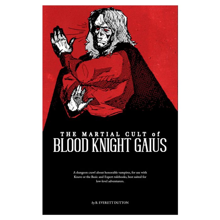 Knave: Adventure: The Martial Cult Of Blood Knight Gaius - Cats In Hat Inc.