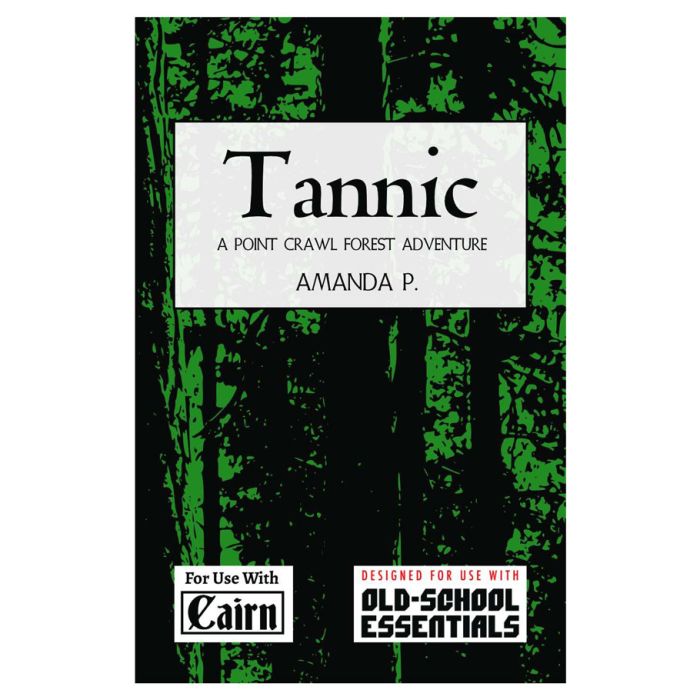 Old-School Essentials: Cairn: Adventure: Tannic - Cats In Hat Inc.