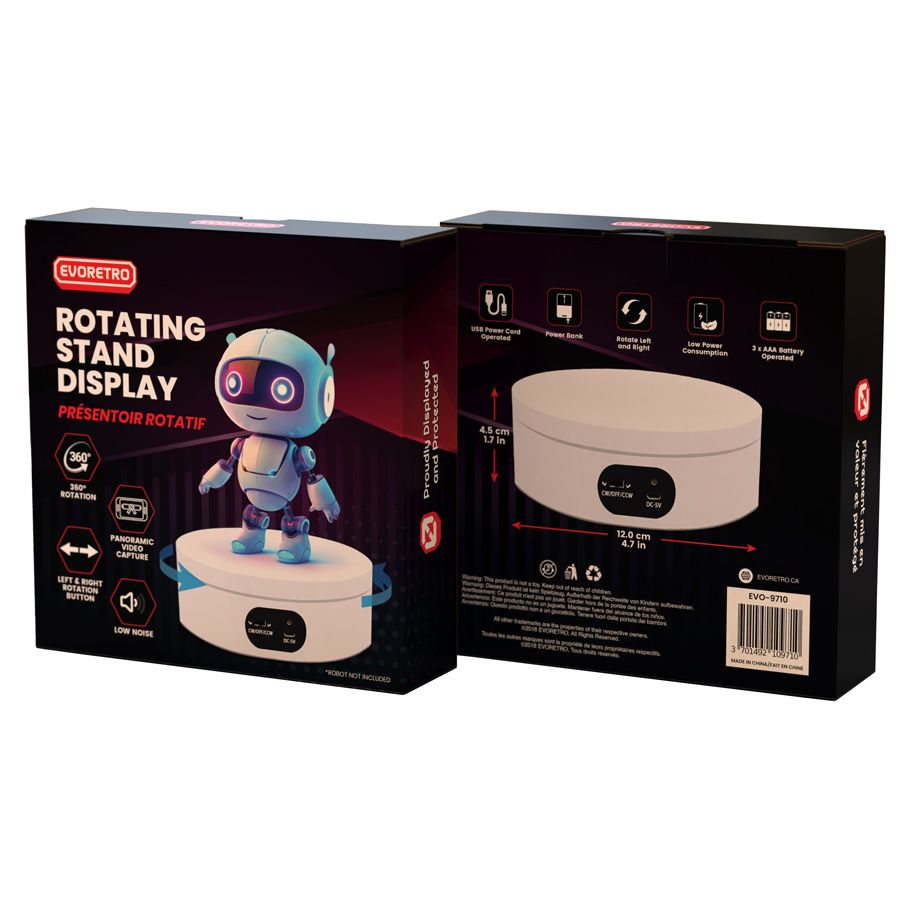 360 Degree Automatic Rotating Display