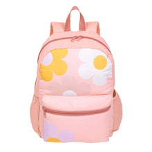 Flora: Daisy Puffer Backpack: Pink