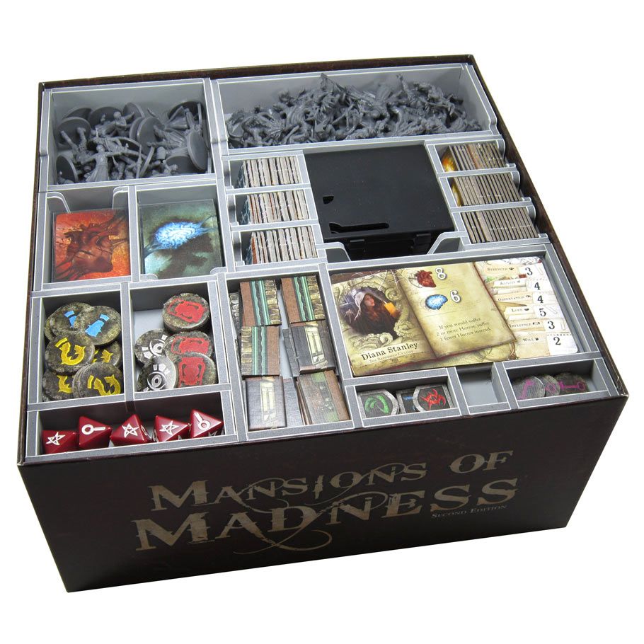 Box Insert: Mansions of Madness 2nd Edition with Four Expansions