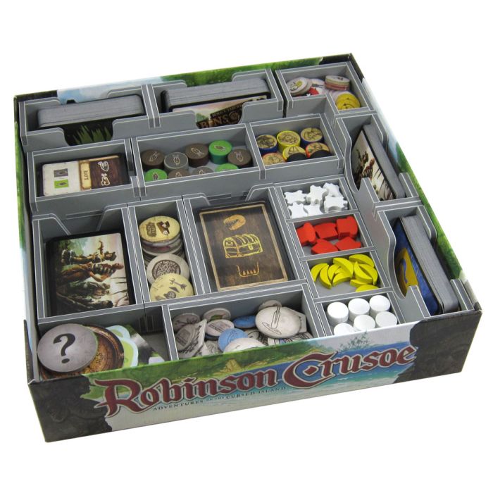 Box Insert: Robinson Crusoe 2 Edition And Voyage Of The Beagle Volume 1 Expansion