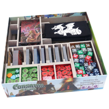 Box Insert: Color: Shadow Kingdoms Of Valeria - Cats In Hat Inc.