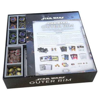 Box Insert: Star Wars Outer Rim & Unfinished Business Expansion - Cats In Hat Inc.