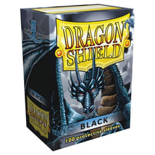 Deck Protector: Dragon Shield: Classic: Black (100) - Cats In Hat Inc.