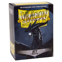 Deck Protector: Dragon Shield: Matte: Jet (100) - Cats In Hat Inc.