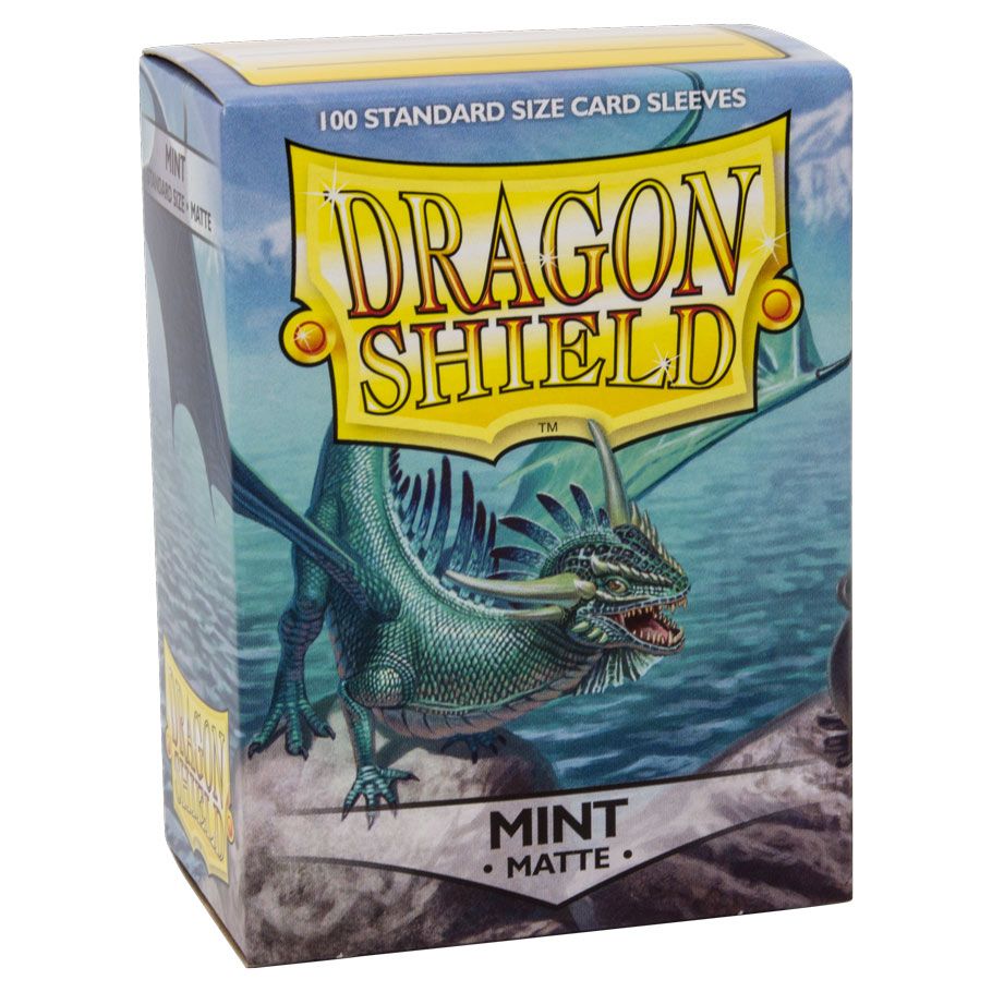 Deck Protector: Dragon Shield: Matte: Mint (100) By Dragon Shield