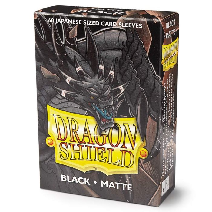 Deck Protector: Dragon Shield: Japanese: Matte: Black (60)