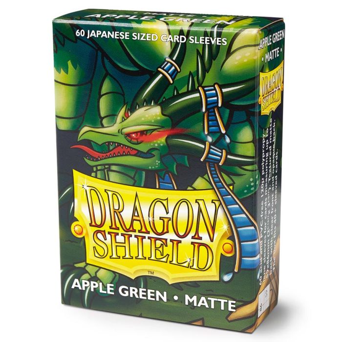 Deck Protector: Dragon Shield: Japanese: Matte: Apple Green (60)