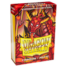Deck Protector: Dragon Shield: Japanese: Matte: Crimson (60) - Cats In Hat Inc.