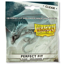 Deck Protector: Dragon Shield: Perfect Fit: Sideloader Clear (100) - Cats In Hat Inc.