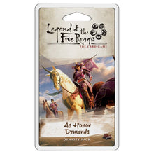 Legend Of The Five Rings LCG: As Honor Demands Dynasty Pack - Cats In Hat Inc.