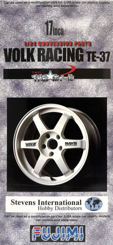 1/24 Volk Racing TE37 17 Tire & Wheel Set (4) (Special Ltd Production)