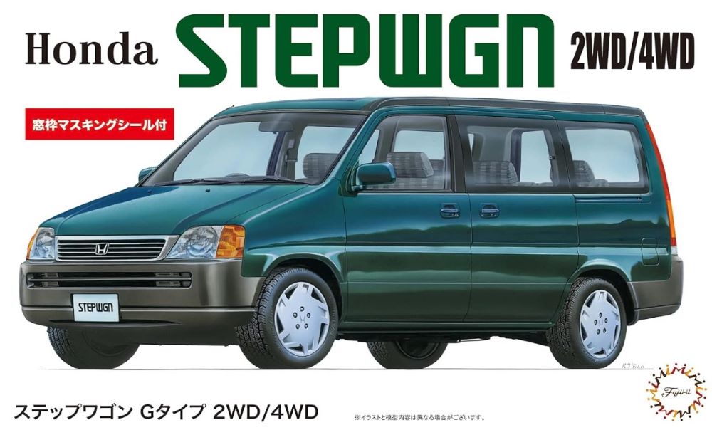 1/24 Honda Step Wagon G-Type 2WD/4WD Minivan