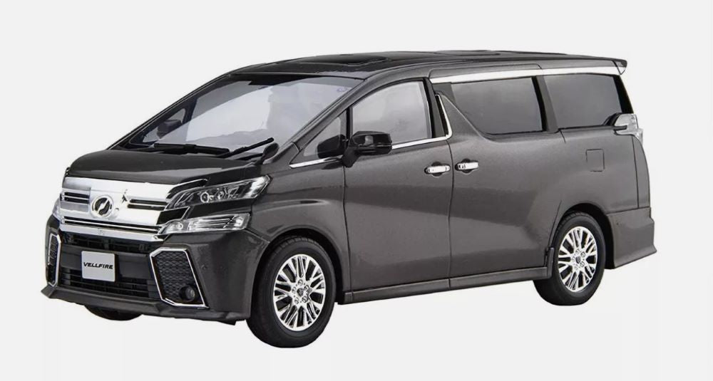 1/24 Toyota Vellfire ZA G Edition Minivan (Snap Molded in Gray)