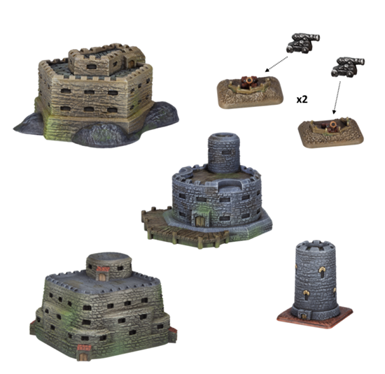 Armada: Scenery Pack: Fortifications