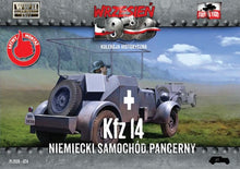 1/72 WWII Kfz14 German Armored Radio Car