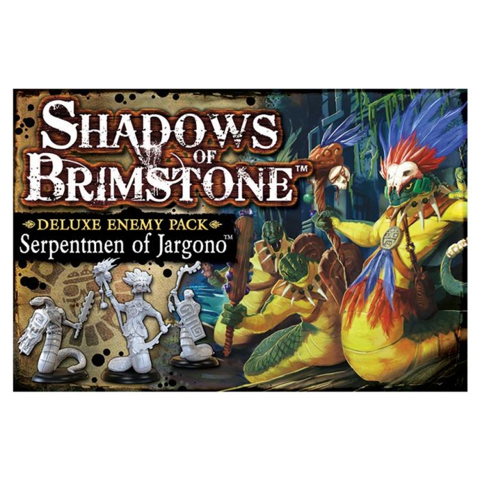 Shadows Of Brimstone: Serpentmen Of Jargono Deluxe Enemy Pack - Cats In Hat Inc.